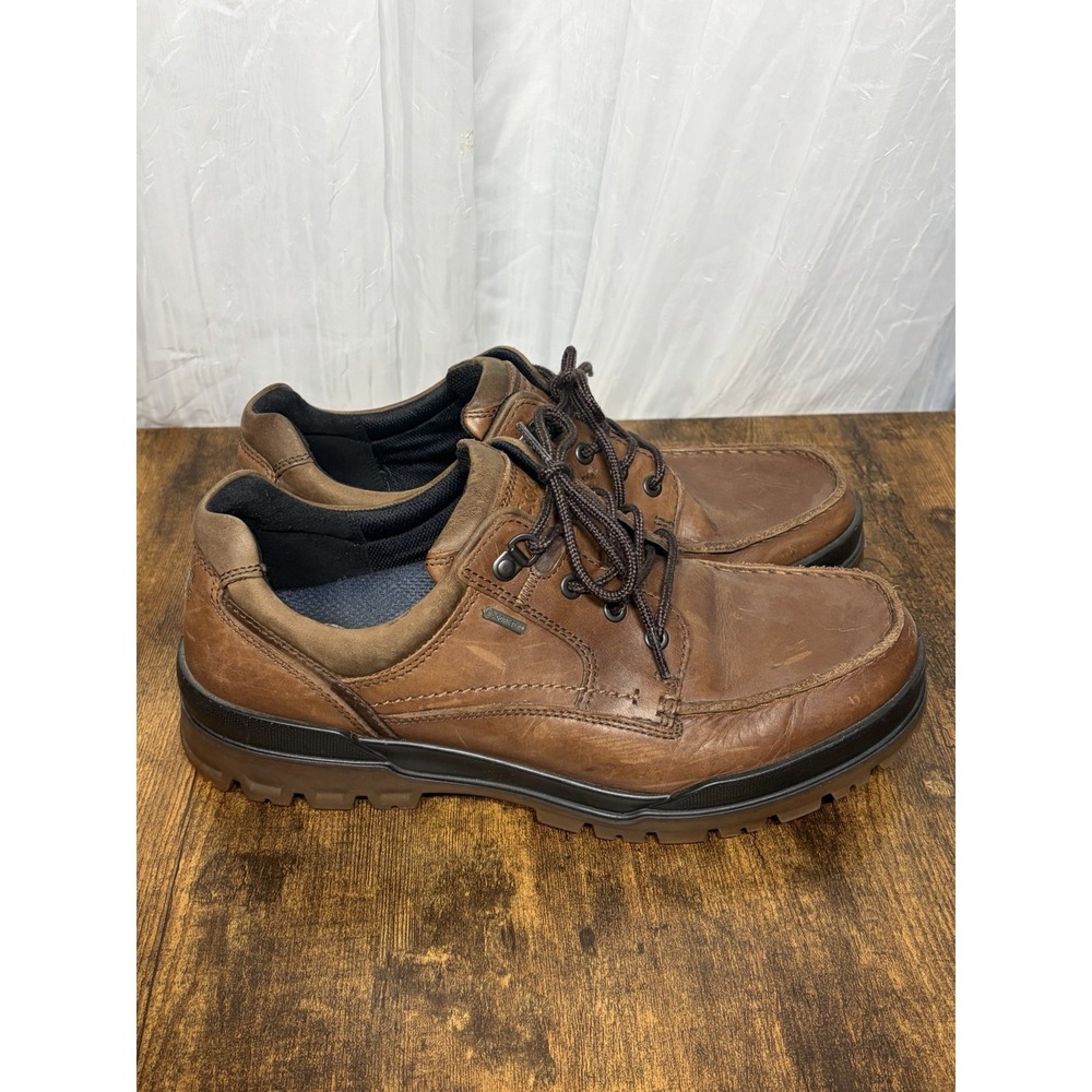 Men's ECCO Gortex 'Track 6 GTX‎ Low' Brown Leather  Size US 10 / 10.5 EUR 44